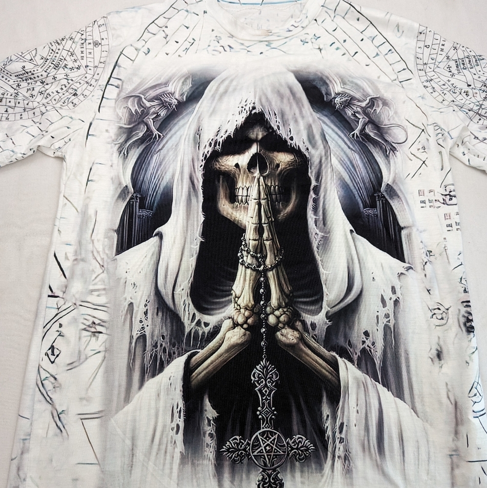 Angel of Death Praying with Rosery.  Want ANOTHER Skeleton in your closet? Large